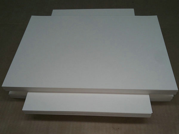 White pet film for laser printing